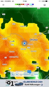 Weather radar