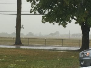 Connaught downpour